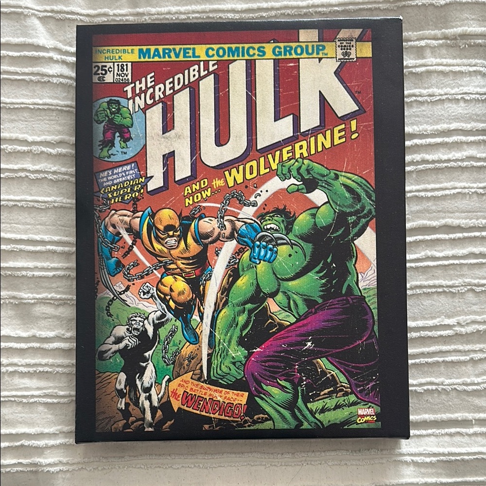 Marvel comic canvas frame picture